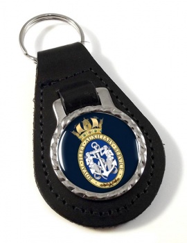 RFA Badge (Royal Navy) Leather Key Fob
