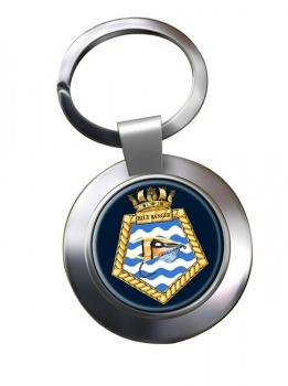 RFA Blue Ranger (Royal Navy) Chrome Key Ring