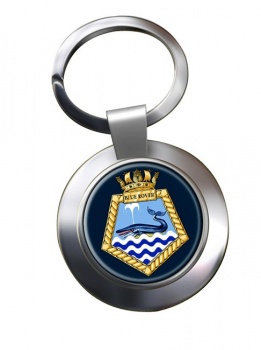 RFA Blue Rover (Royal Navy) Chrome Key Ring