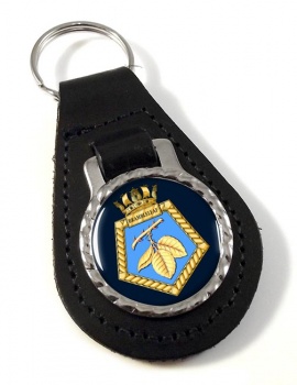 RFA Brambleleaf (Royal Navy) Leather Key Fob