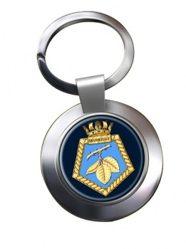 RFA Brambleleaf (Royal Navy) Chrome Key Ring