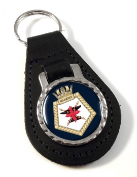 RFA Diligence (Royal Navy) Leather Key Fob