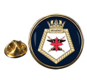 RFA Diligence (Royal Navy) Round Pin Badge