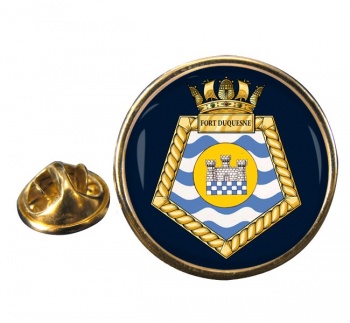 RFA Fort Duquiesne (Royal Navy) Round Pin Badge