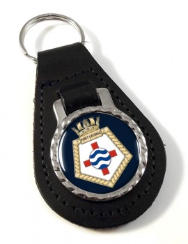 RFA Fort George (Royal Navy) Leather Key Fob