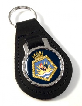 RFA Fort Langley (Royal Navy) Leather Key Fob