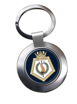 RFA Fort Victoria (Royal Navy) Chrome Key Ring
