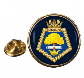RFA Hermione (Royal Navy) Round Pin Badge