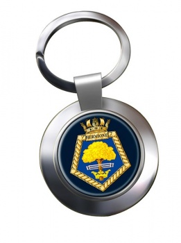 RFA Hermione (Royal Navy) Chrome Key Ring