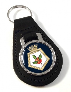 RFA Orangeleaf (Royal Navy) Leather Key Fob