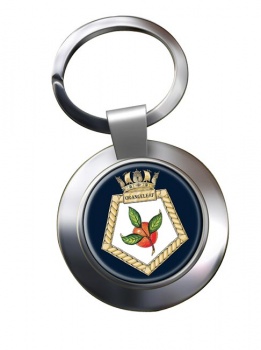 RFA Orangeleaf (Royal Navy) Chrome Key Ring