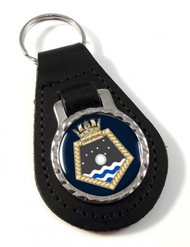 RFA Tidespring (Royal Navy) Leather Key Fob