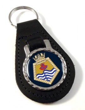 RFA Tidesurge (Royal Navy) Leather Key Fob