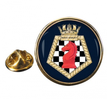 RFA Wave Knight (Royal Navy) Round Pin Badge