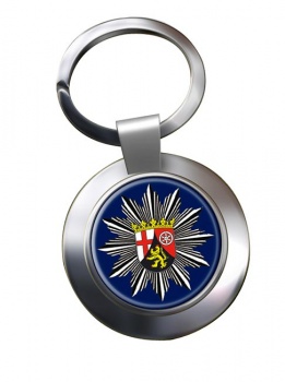Polizei Rheinland-Pfalz Chrome Key Ring