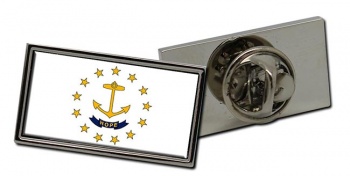 Rhode Island Flag Pin Badge