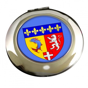 Rhone-Alpes (France) Round Mirror