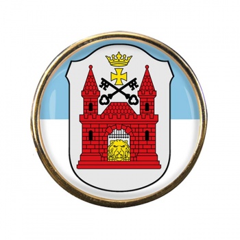 Riga (Latvia) Round Pin Badge