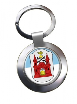 Riga (Latvia) Metal Key Ring
