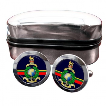 Royal Marines Round Cufflinks