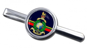 Royal Marines Round Tie Clip