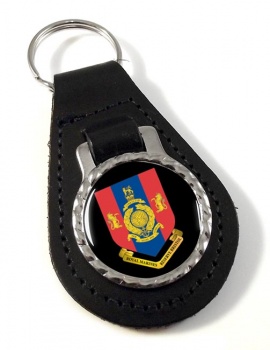 Royal Marines Reserves Bristol Leather Key Fob
