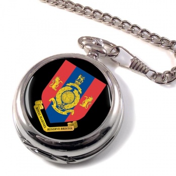 Royal Marines Reserves Bristol Pocket Watch