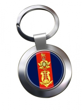 Royal Marines School of music Chrome Key Ring