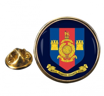 Royal Marines Reserves Tyne Round Pin Badge