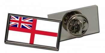Royal Navy White Ensign Rectangle Pin Badge