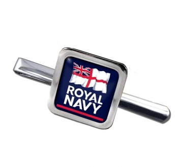 Royal Navy Square Tie Clip