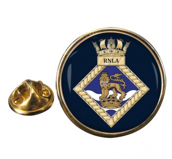 Royal Navy Leadership Academy RNLA Round Pin Badge