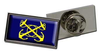 Royal Naval Supply and Transport Service Rectangle Pin Badge