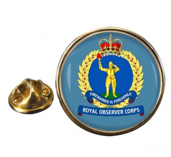 Royal Observer Corps (Royal Air Force) Round Pin Badge