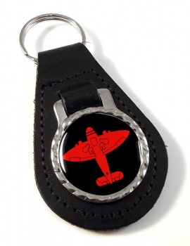 ROC Red Spitfire (Royal Air Force) Leather Key Fob