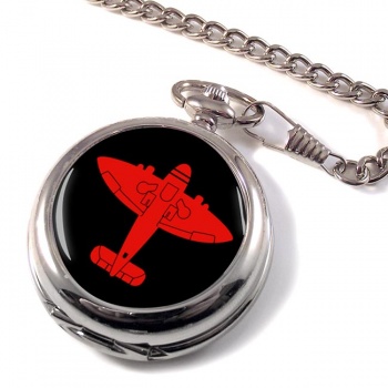 ROC Red Spitfire (Royal Air Force) Pocket Watch