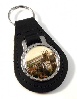 Rochester Cathedral Leather Key Fob