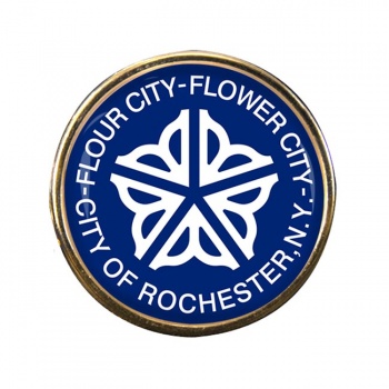 Rochester NY Round Pin Badge
