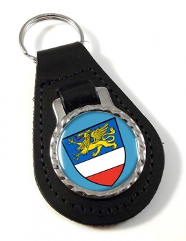 Rostock (Germany) Leather Key Fob