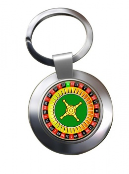 Roulette Chrome Key Ring