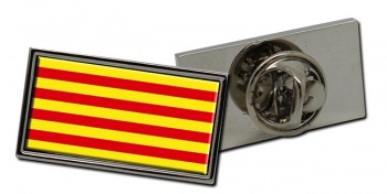 Roussillon (France) Flag Pin Badge