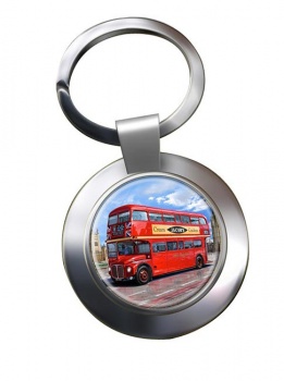 Routemaster Chrome Key Ring