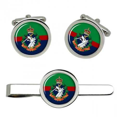 Royal Army Dental Corps (RADC), British Army CR Cufflinks and Tie Clip Set