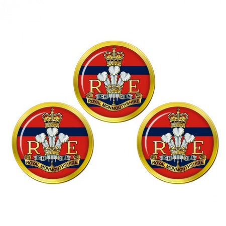 Royal Monmouthshire Royal Engineers (R Mon RE), British Army ER Golf Ball Markers