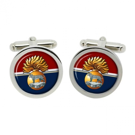 Royal Munster Fusiliers, British Army Cufflinks in Chrome Box