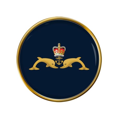 Royal Navy Submarine Service ER Pin Badge