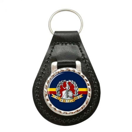 Royal Norfolk Regiment, British Army Leather Key Fob