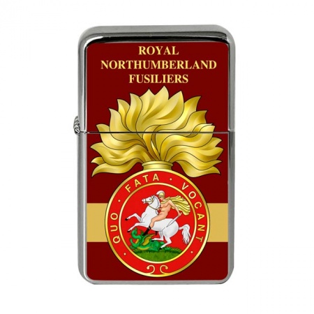 Royal Northumberland Fusiliers Crest, British Army Flip Top Lighter