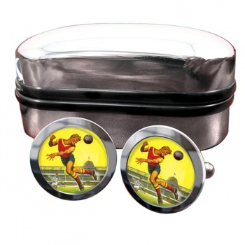 Roy of the Rovers Round Cufflinks