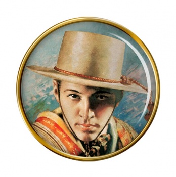 Rudolph Valentino Pin Badge